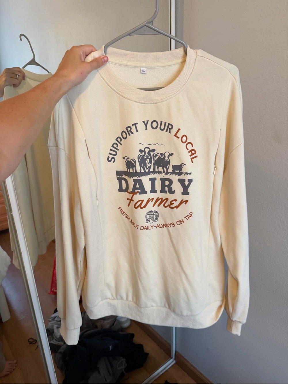 BREASTFEEDING SWEATSHIRT - Picture 8 of 15